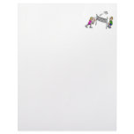 Volleyball girl vs boy personalized letterhead