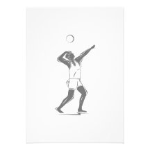 Volleyball Gray Serve Announcements