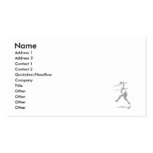 Volleyball Gray Spike Business Card Templates
