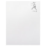 Volleyball Gray Spike Letterhead Template