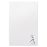 Volleyball Gray Spike Stationery