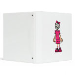 Volleyball Head Vinyl Binder