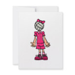Volleyball Head Personalized Invite