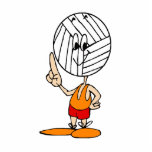 Volleyball Head Photo Sculpture