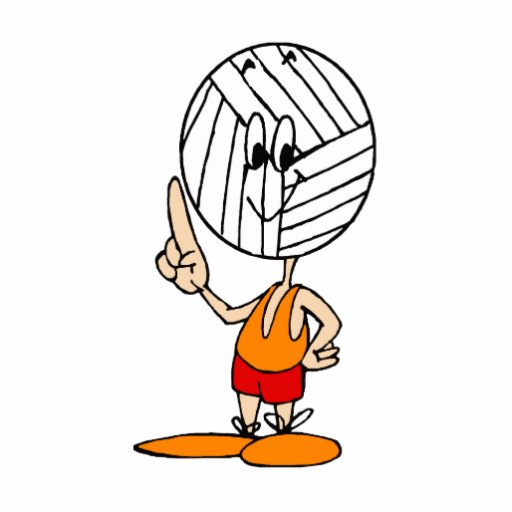 Volleyball Head Photo Sculpture