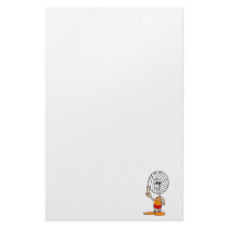 Volleyball Head Stationery Design
