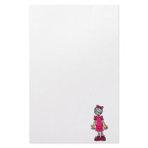 Volleyball Head Customized Stationery