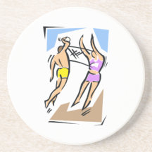 Volleyball Him vs Her Coaster