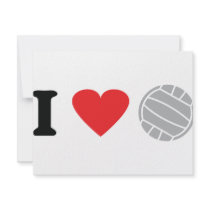 volleyball icon invitations