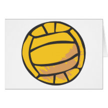 Volleyball in Hand-drawn Style Cards