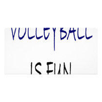 Volleyball Is Fun photo cards