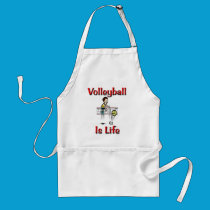 Volleyball Is Life aprons