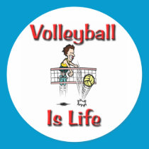 Volleyball Is Life stickers
