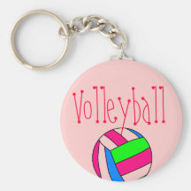 Volleyball Key Chains