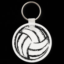 Volleyball Keychain