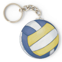Volleyball Keychain