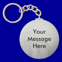 Volleyball keychain