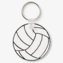 Volleyball Keychain