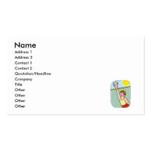 Volleyball kid business card templates