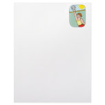 Volleyball kid custom letterhead