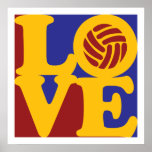 Volleyball Love Posters