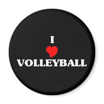 Volleyball magnets