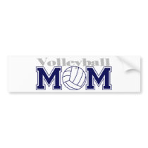 Volleyball Mom bumper stickers by LushLaundry Volleyball Mom bumper stickers
