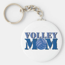 Volleyball mom keychain