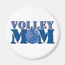 Volleyball mom refrigerator magnet