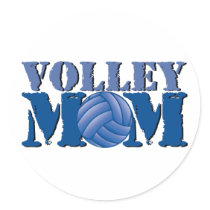 Volleyball mom stickers