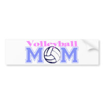Volleyball Mom (Version B) bumper stickers by LushLaundry Volleyball Mom (Version B) bumper stickers