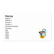 Volleyball Net & Ball Business Card