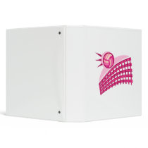 Volleyball & net binder