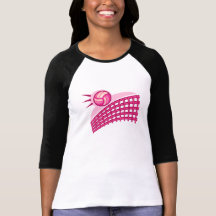 Volleyball & net t-shirt