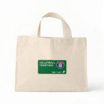 Volleyball Next Exit Canvas Bags