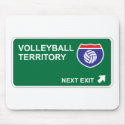 Volleyball Next Exit mousepads by whatitis Volleyball Next Exit mousepads