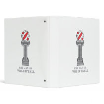 volleyball on a pedestal binders