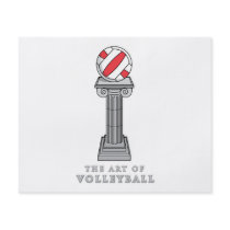 volleyball on a pedestal flyers
