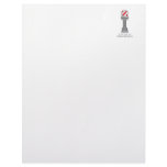 volleyball on a pedestal letterhead template
