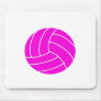 Volleyball Pink Mouse Pads
