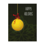 volleyball player Christmas Cards Post Card