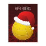 volleyball player Holiday greeting Postcards