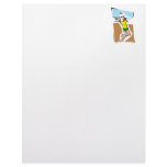Volleyball player customized letterhead