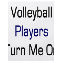 Volleyball Players Turn Me On flyers
