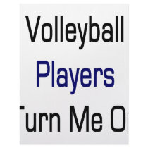 Volleyball Players Turn Me On letterhead