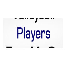 Volleyball Players Turn Me On photo cards