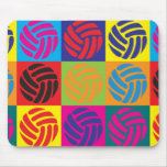 Volleyball Pop Art Mouse Pad