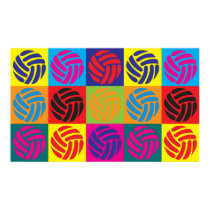 Volleyball Pop Art posters by sciencewillprevail Volleyball Pop Art posters