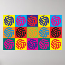 Volleyball Pop Art Print