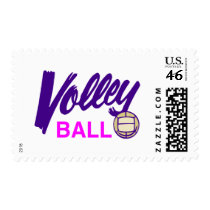 Volleyball (Purple/Pink) postage